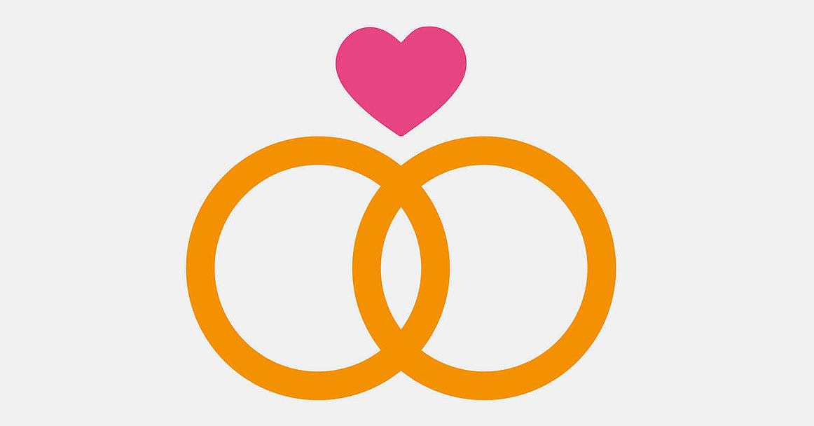 Zwei Ringe und ein Herz: mit dem eigenen Hochzeitsfest Menschen mit Mukoviszidose unterstützen