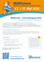 Icon, Informationen zum MUKOmove als One Pager 