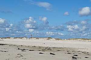 Der Strand von Amrum. Der Mukoviszidose e.V. finanziert Einzelklimamaßnahmen auf der Insel Amrum für Menschen mit Mukoviszidose. 