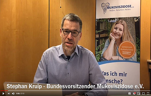 Video "Erwachsenenversorgung für Mukoviszidose-Betroffene sichern"