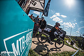 Kind fährt Rad bei einem Event. Auch offizielle Events wurden für den muko.move genutzt. So machten 2023 viele Menschen auf Mukoviszidose aufmerksam. 