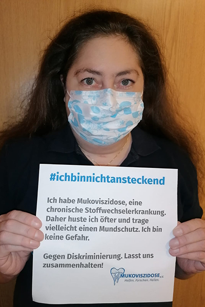 Miriam Stutzmann wünscht sich mehr Bewusstheit und Toleranz im Umgang mit chronisch kranken Menschen. Foto: M. Stutzmann
